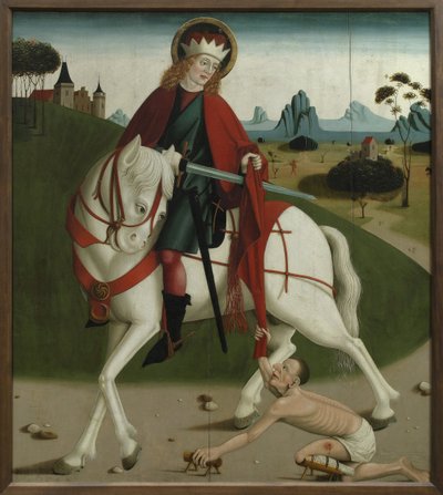 St. Martin and the Beggar by Unbekannt Unbekannt